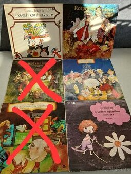 Rozprávky na LP platniach (11ks) - 2