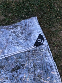 PVC priehľadná fólia, plachta 6x3m - 2