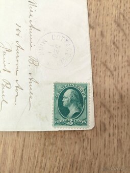 George Washington 3 Cents 1870 - 1882 U.S. Postage - 2