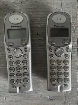 Bezdrotovy telefon Panasonic KX-TG1100CE (2 ks) - 2