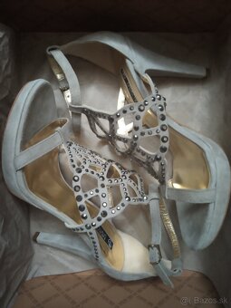 Luxusné kožené sandále, brúsená koža, veľ. 38, zn. Barachini - 2