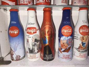 Coca cola hliníkové fľaše 100. Rokov - 2