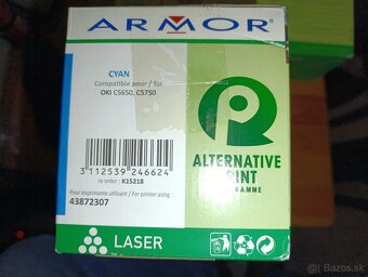 Predám tonery Armor a toner L181 black - 2