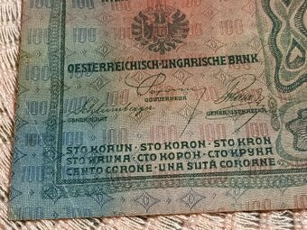Bankovka R-U Hundert Kronen 1912 - 2