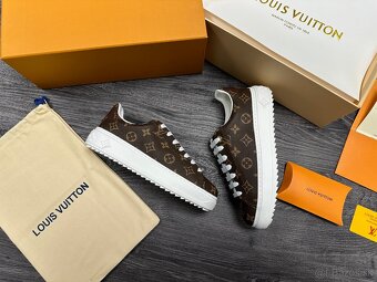 Louis Vuitton tenisky zenske hnede full box - 2