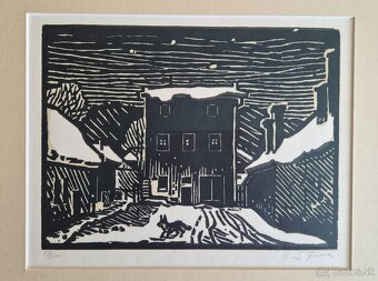 Ľudovít Fulla - Opustený dom (1946) - 2