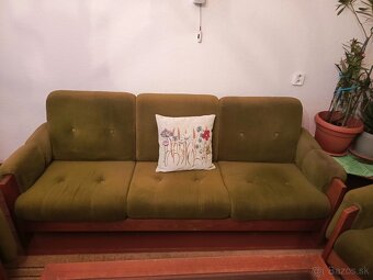 Sedacia súprava+stôl+knižnica - 2