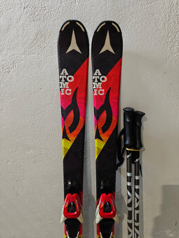 LYŽE ATOMIC REDSTER MARCEL HIRSCHER 140CM + LYŽIARKY ATOMIC - 2