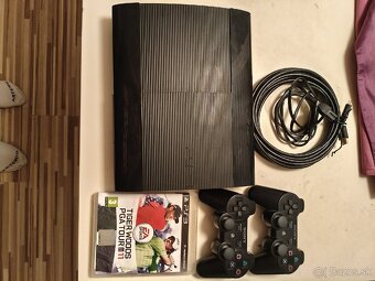 PS3 slim+2x or.ovladac+1x hra TOP STAV - 2