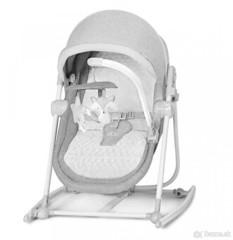 KINDERKRAFT Detské Lehátko 5v1 Nola Stone Grey - 2