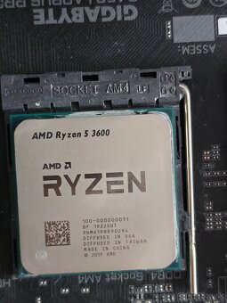 Predám základnú dosku Gigabyte B450 I WIFI + proc. + RAM - 2