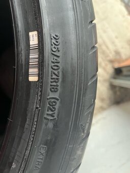 Predám letné pneumatiky 225/40ZR18 (92Y) Eagle F1 Supersport - 2