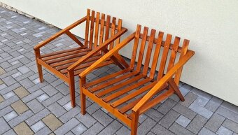 Retro designová kresla 2ks - 2