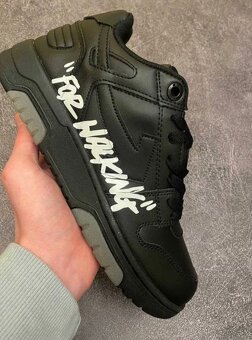 Off-White Out Of Office For Walking Low Tops Black - 2
