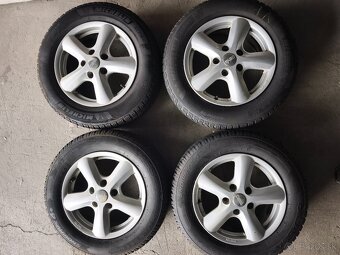 Alu disky 5x114,3 r15 na Mazda, Kia, Hyundai pneu 195/65 r15 - 2
