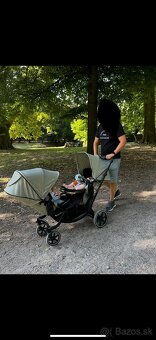 Dvojkočík Abc Desing Zoom Pine kočík pre dvojičky - 2