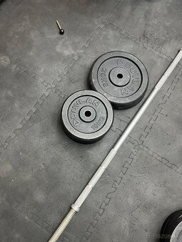 Činky 80kg tyč - 2