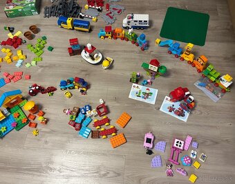 Lego duplo - 11 setov + komplet vlacik s 2 setmi kolajnic - 2