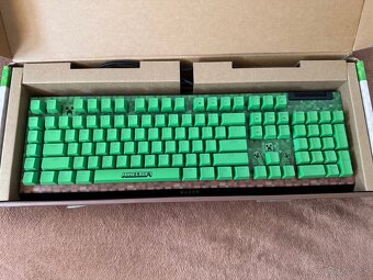 Minecraft klávesnica Razer BlackWidow V4 X Green Switch - 2