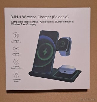 Bezdrôtová nabijačka - Iphone +AplleWatch - 2