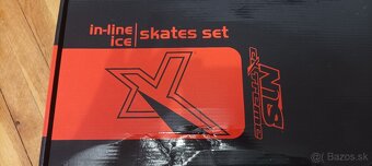 Detské korčule: veľkosť_35-38 - 2