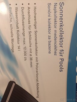 Slnečný kolektor na bazén - 2