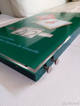 Stará reklamná cedula -sklo - 2