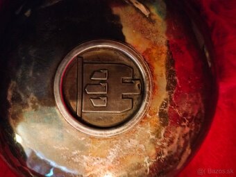 Ozdobný tanier striebro Nemecko Svätý Krištof - 2