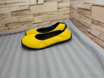 Beda 37 - dámske barefoot žlté baleríny - 2
