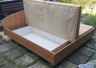 Manželska postel' s úložným priestorom, ŠхHхV 202х180х75 cm - 2