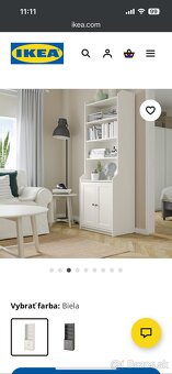 Ikea Hauga police s dvierkami - 2