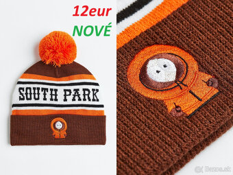 Zimná čiapka South Park, Súprava Šál + Čiapka, Soby, z VLNY - 2
