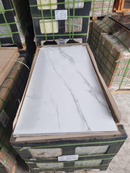 Dlažba/obklad lesklá Biely mramor gres 60x120cm - 2