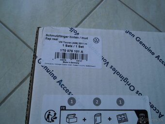 Zásterky zadné VW Touran - 2