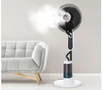 Silvercrest stojanový tichý ventilátor s rozprašovačom hmly - 2