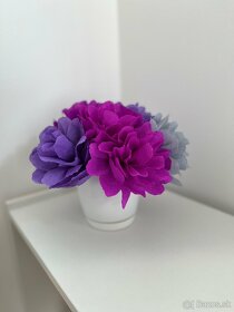 Kytica / kvety z krepoveho papiera - 2