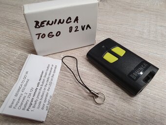 Diaľkové ovládanie garážových brán BENINCA TO.GO - 2