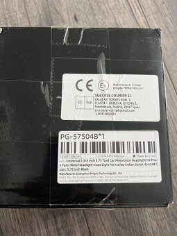 LED 5,75” univerzálne svetlo na motorku - 2
