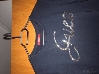GUESS originál kráľovská Modra damske tricko S/M - 2