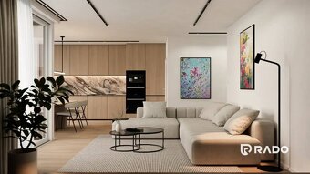 RADO | Rezidencia Karpatská (C.1F), 3i byt 87 m2, predzáhrad - 2