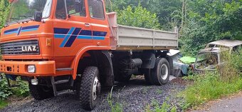 liaz 110 turbo, 4x4 trojstranný sklápač predám vymením - 2