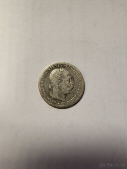 1 KORUNA 1897 B.Z. RAKÚSKO UHORSKO FRANZ JOSEPH - 2