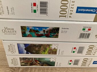 Puzzle Cllementoni 1000 dielikov  4 krabice - 2