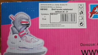 Dievčenské, dámske korčule 34-37 - 2