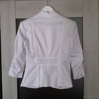 Krásne biele / modré sako - 2