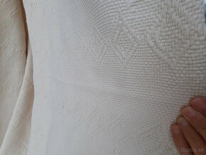 kremova brazilska pevna dvojsiet z pravej bavlny rucne tkana - 2