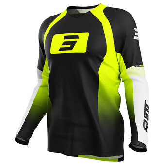 Priedušný mx komplet nohavice a dres žlté neon shot - 2