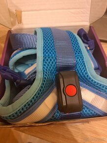 LED svietiaci postroj pre psa - XL, modrý - 2