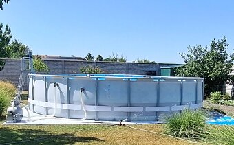 Veľký okrúhly rámový bazén - 2