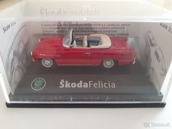 Modely aut autíčka Škoda 1:72 - 2